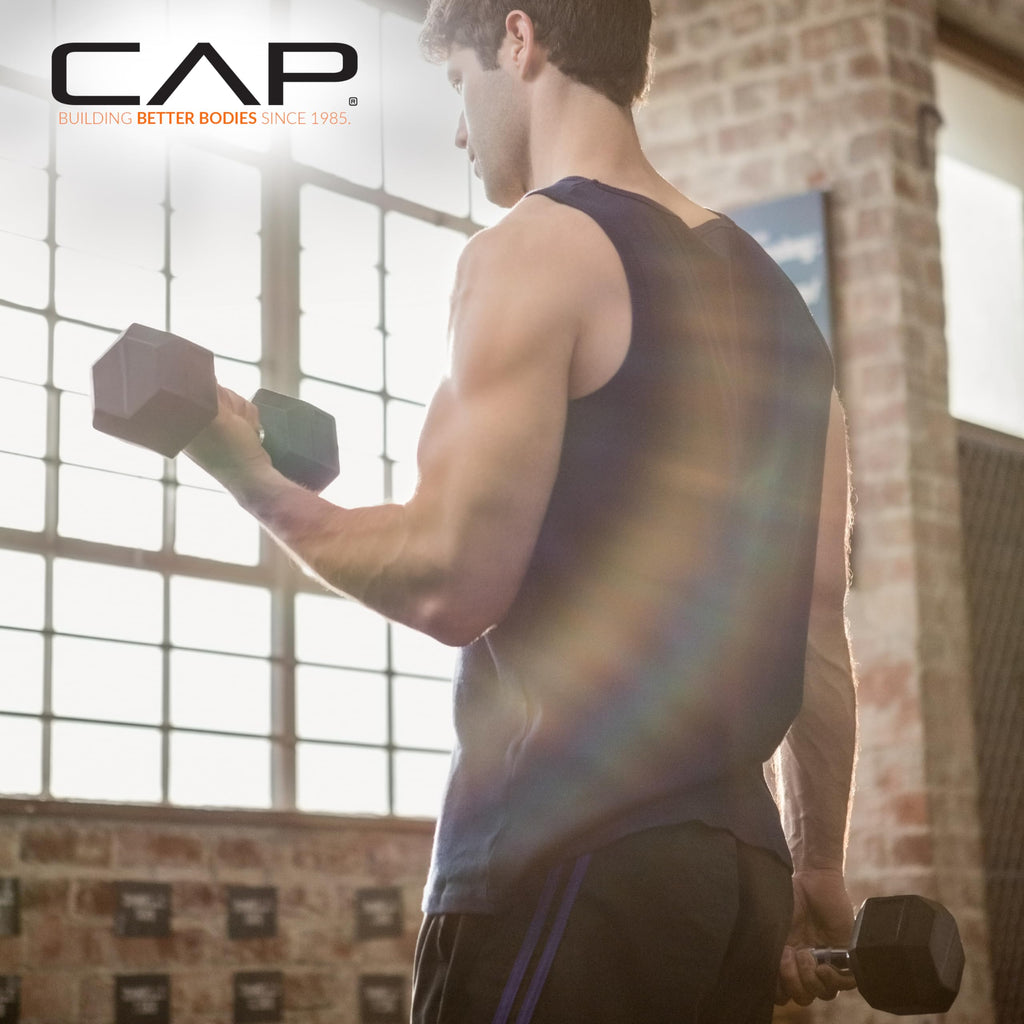 Rubber Coated Hex Dumbbell X43222