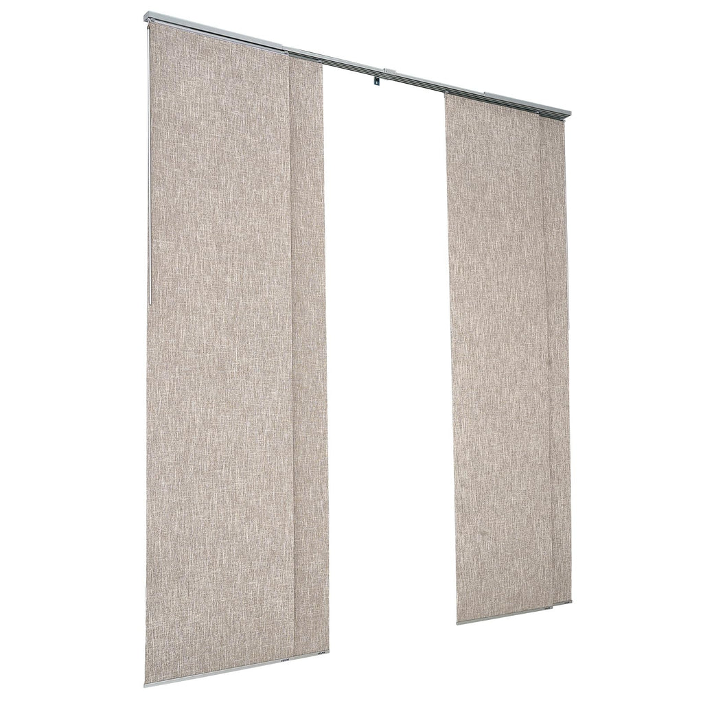 Brown Blackout Panel Track Blinds H5314
