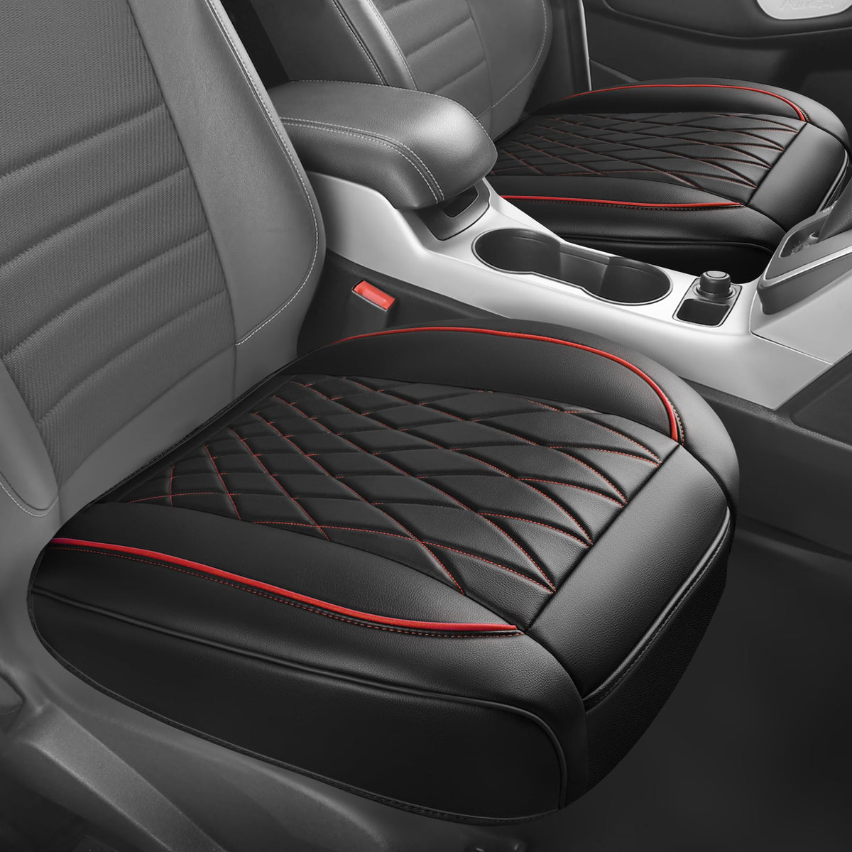 2 Pack Leather Front Car Seat Covers N308870