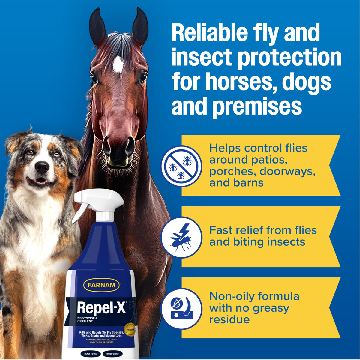 32 fl oz Fly Spray for Horses K78298