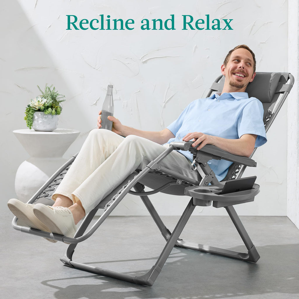 Zero Gravity Chair Recliner Dove Gray A9379