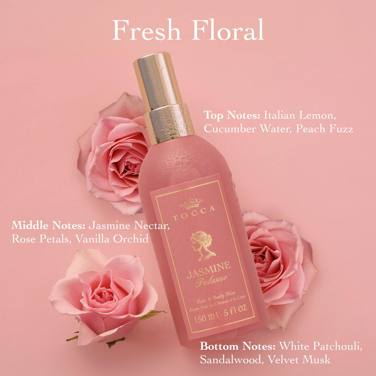 Jasmine Hair & Body Fragrance Mist V263817