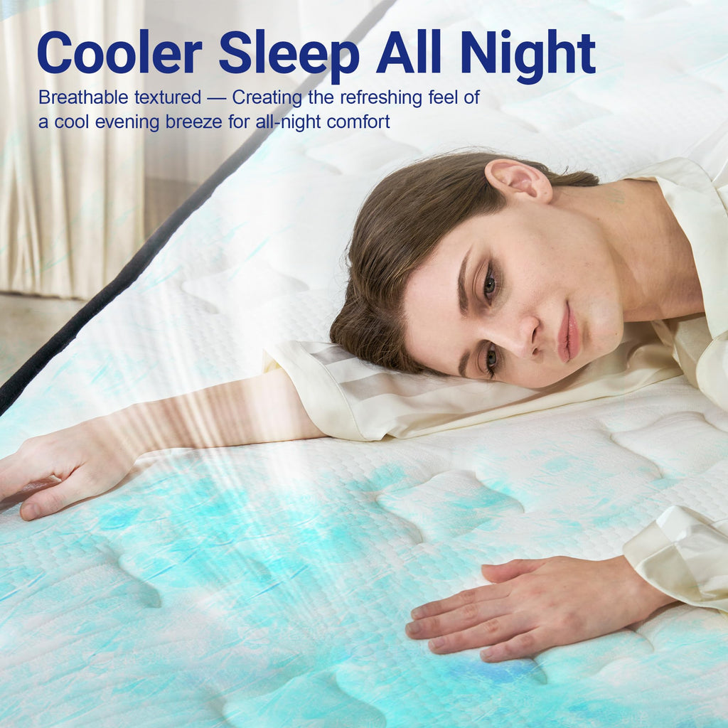Full 12 Inch Hybrid Mattress with Memory Foam S364