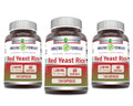 Red Yeast Rice 1200mg Capsules Supplement 120 Count 3 Pack U74080