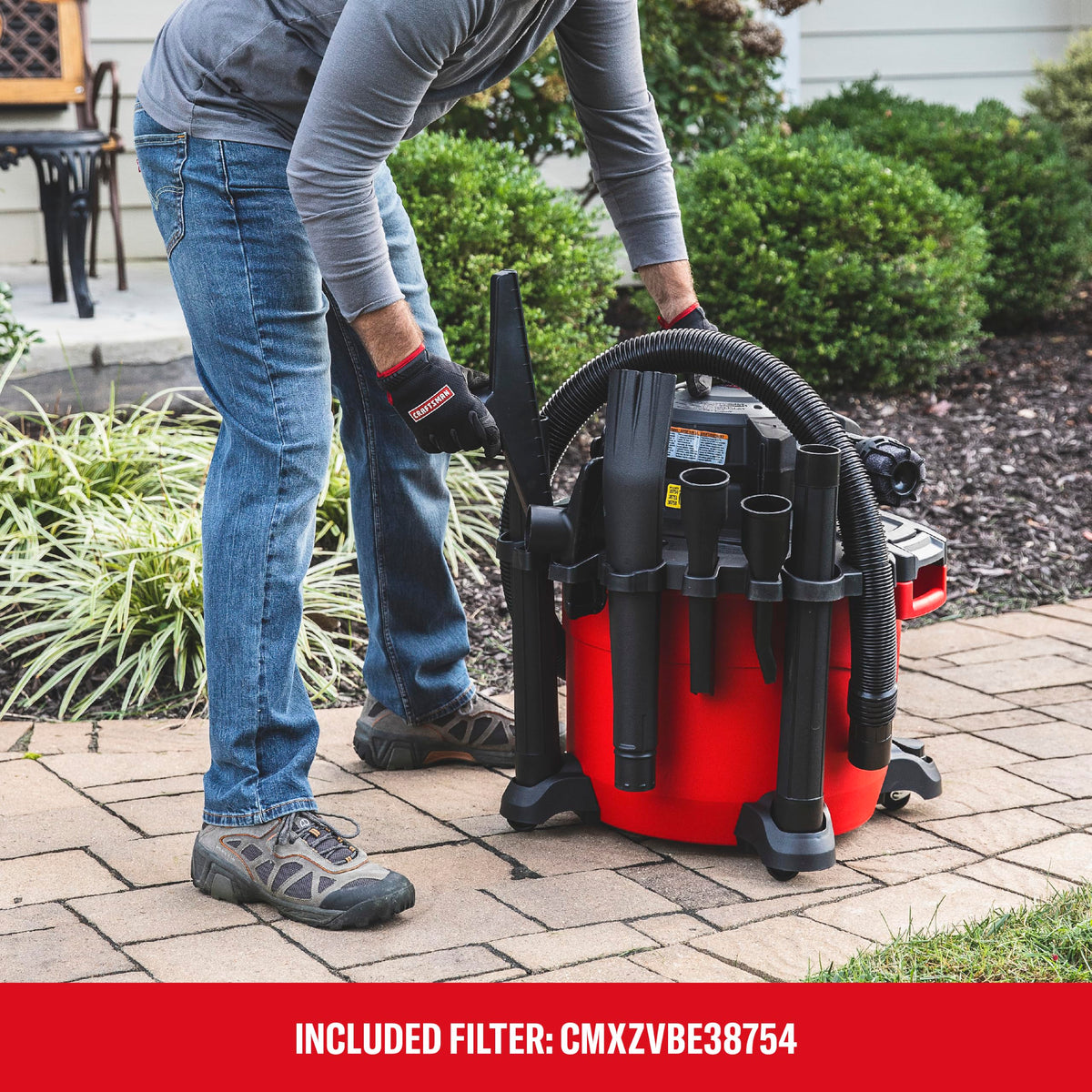 16 Gal. 6.5 Peak HP Wet Dry Vac with Detach Blower R186