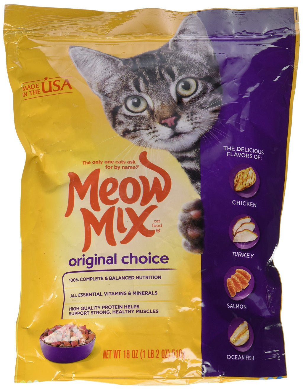 Original Dry Cat Food 18-Ounce V65180