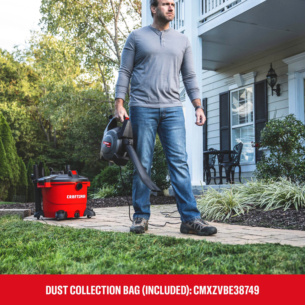 16 Gal. 6.5 Peak HP Wet Dry Vac with Detach Blower R186